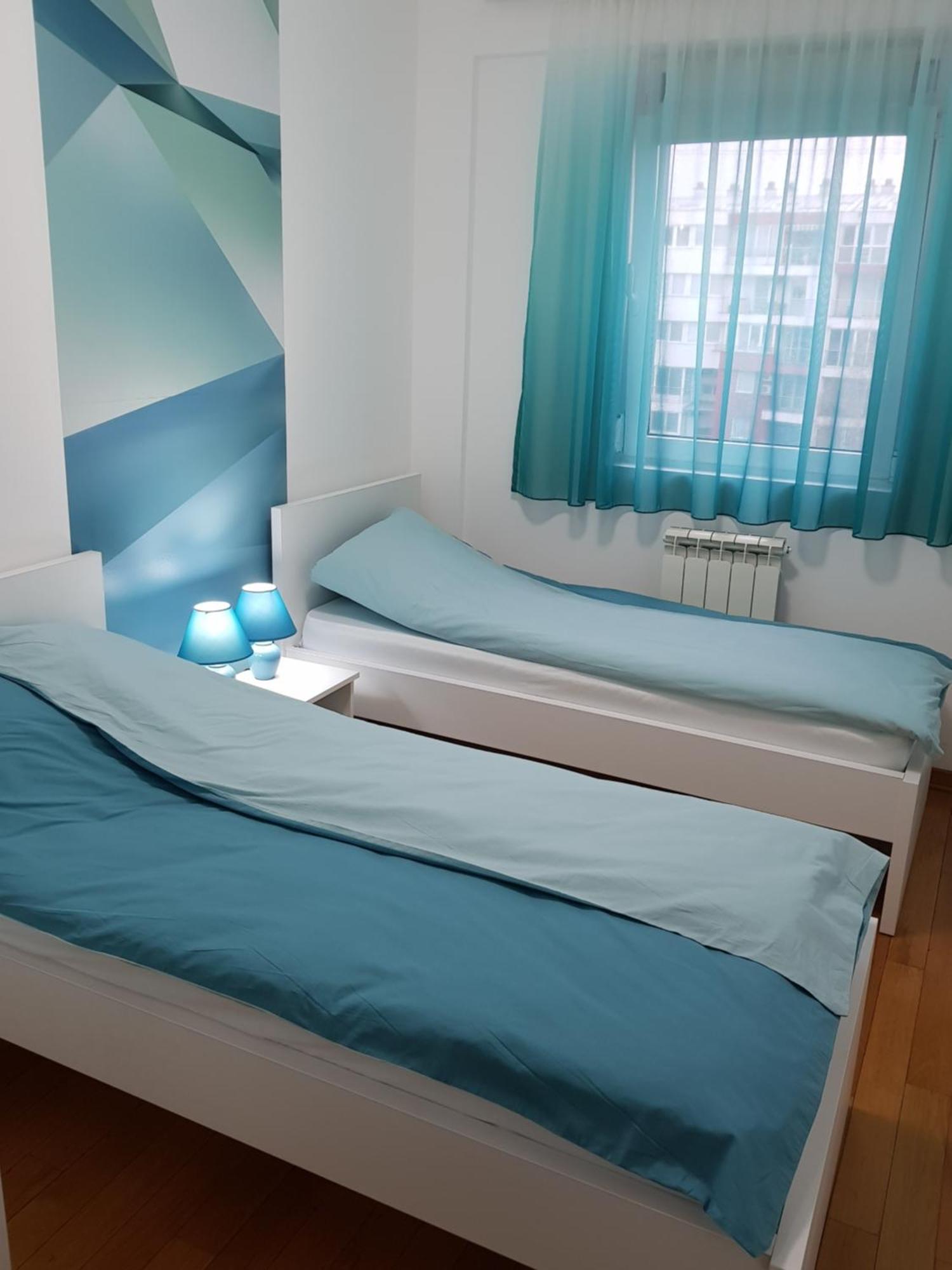 Apartman Kej Blue Free Parking Kraljevo Oda fotoğraf